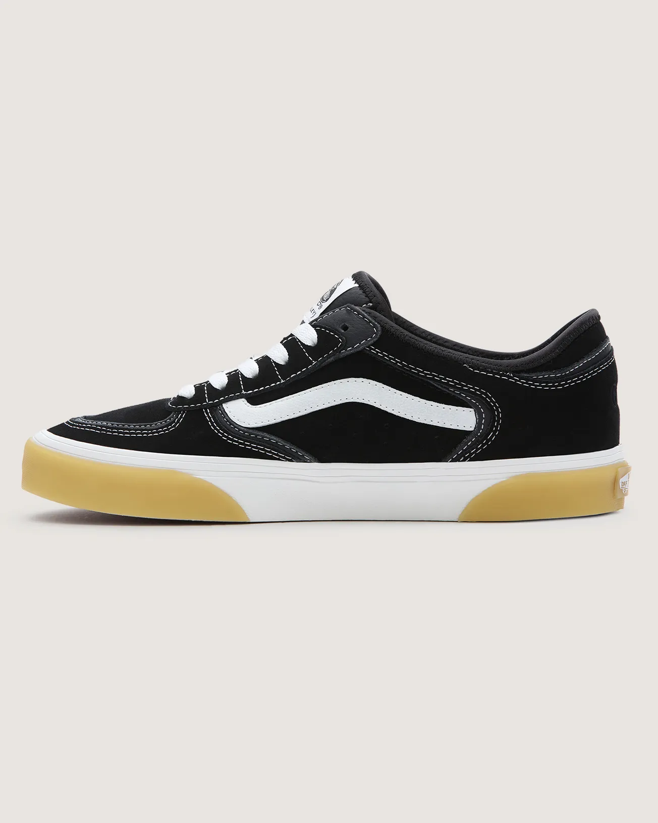 VANS - נעלי סניקרס Rowley Classic – V009QJ9X1 – black-white-gum – 1
