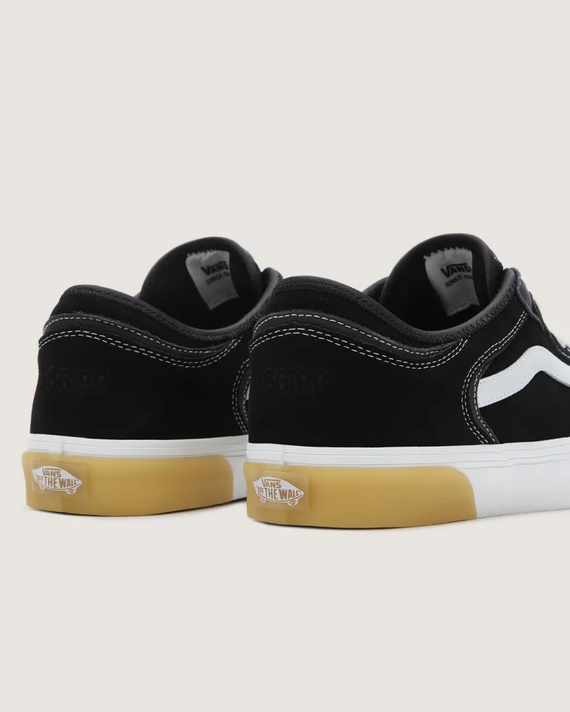 VANS - נעלי סניקרס Rowley Classic – V009QJ9X1 – black-white-gum – 6