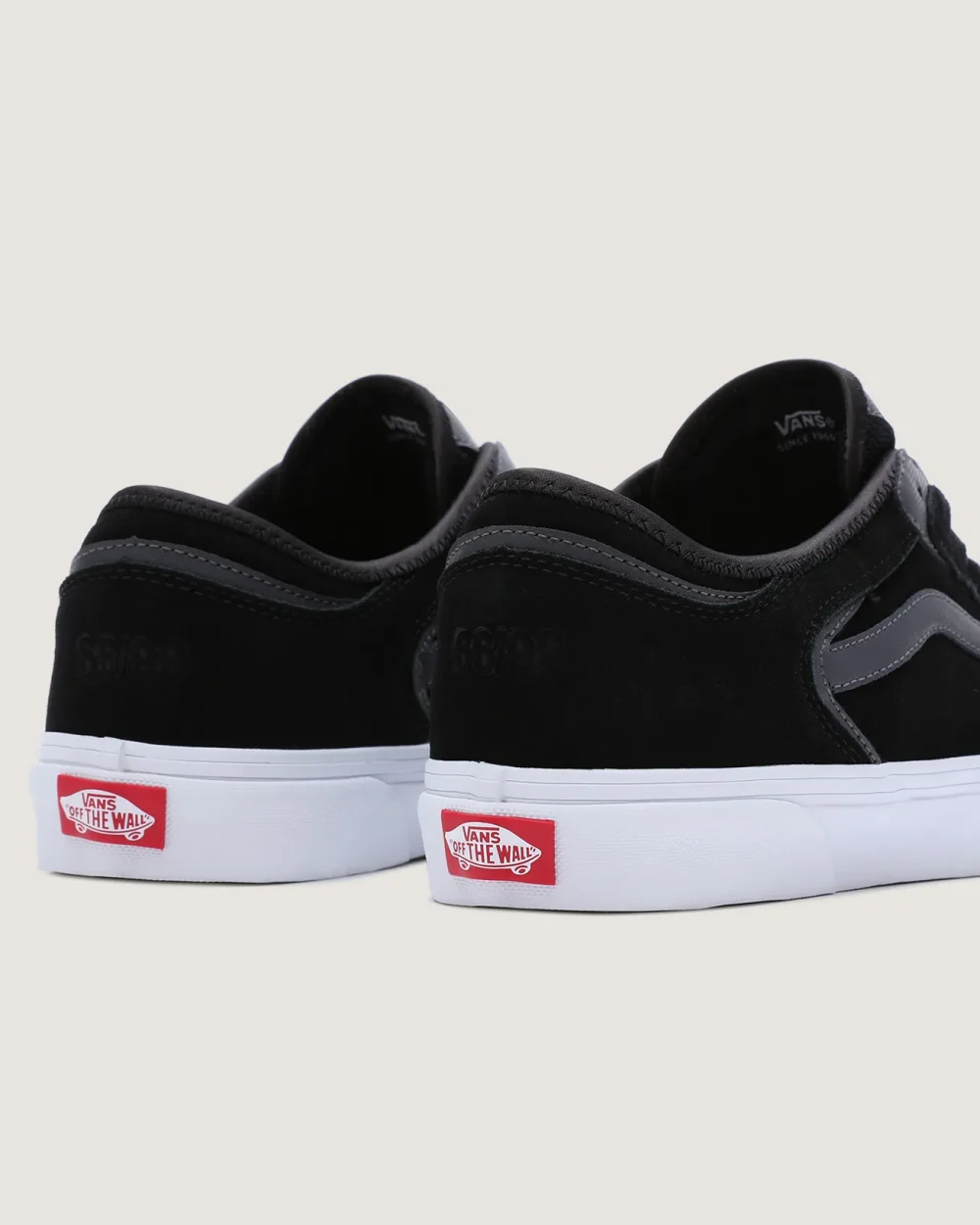 VANS - נעלי סניקרס Rowley Classic – V009QJKOU – black-asphalt – 5