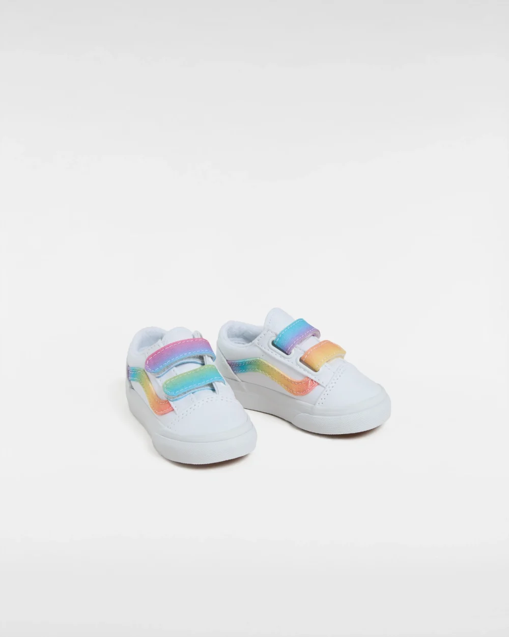 VANS - נעלי תינוקות Old Skool V – V009RCAHP – rainbow-true-white-multi – 1