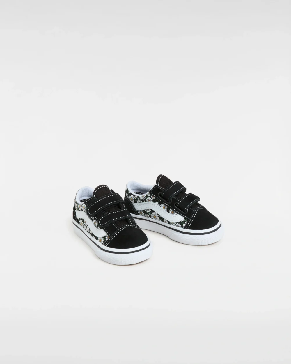 VANS - נעלי תינוקות Old Skool V – V009RCBA2 – daisies-black-white – 1