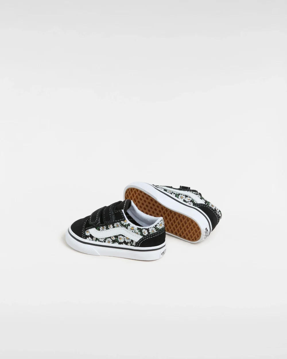 VANS - נעלי תינוקות Old Skool V – V009RCBA2 – daisies-black-white – 2