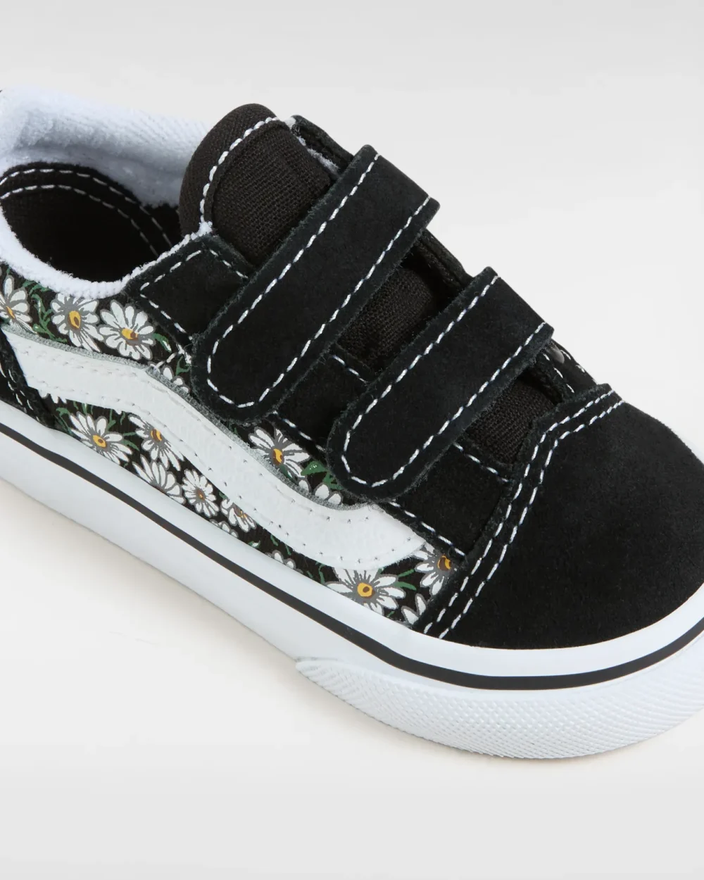VANS - נעלי תינוקות Old Skool V – V009RCBA2 – daisies-black-white – 3