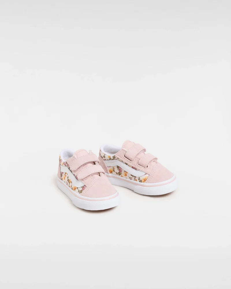VANS - נעלי תינוקות Old Skool V – V009RCBIY – romantic-floral-pink-multi – 1