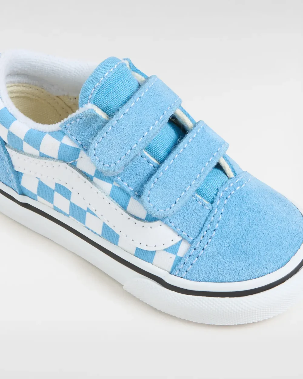 VANS - נעלי תינוקות Old Skool V – V009RCE2W – color-theory-checkerboard-heritage-blue – 3