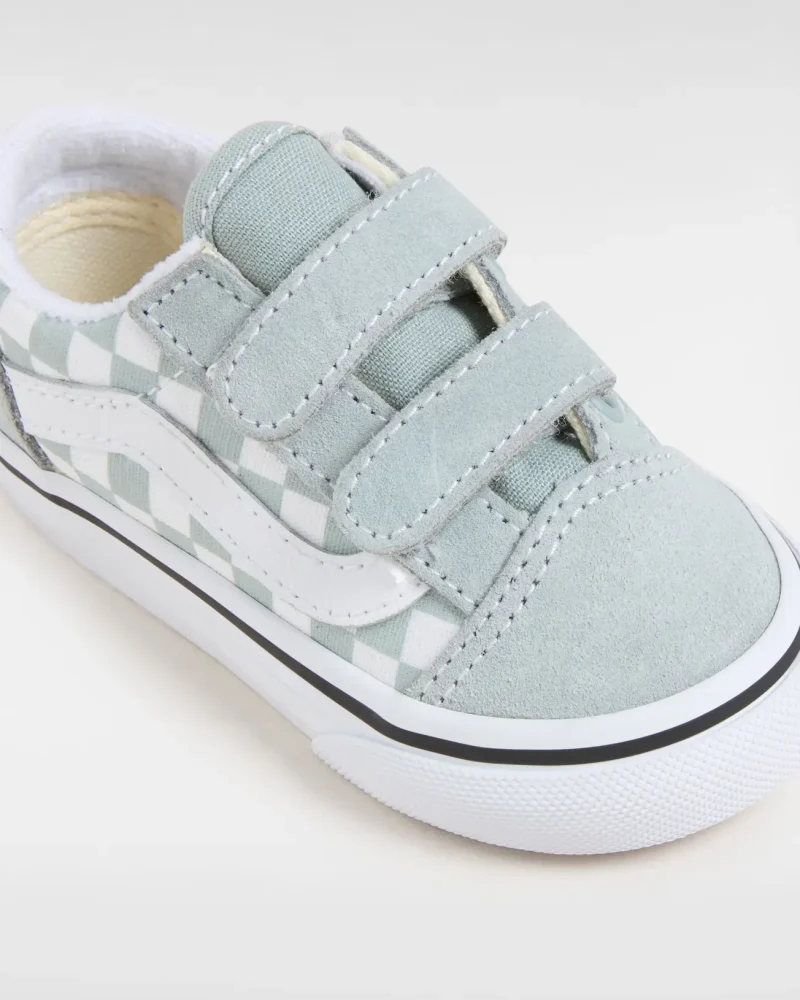 VANS - נעלי תינוקות Old Skool V – V009RCEPO – color-theory-checkerboard-pure-grey – 3
