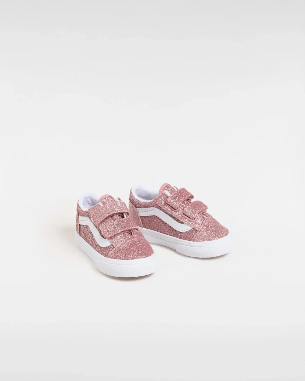 VANS - נעלי תינוקות Old Skool V – V009RCFSL – glitter-rose-gold – 1