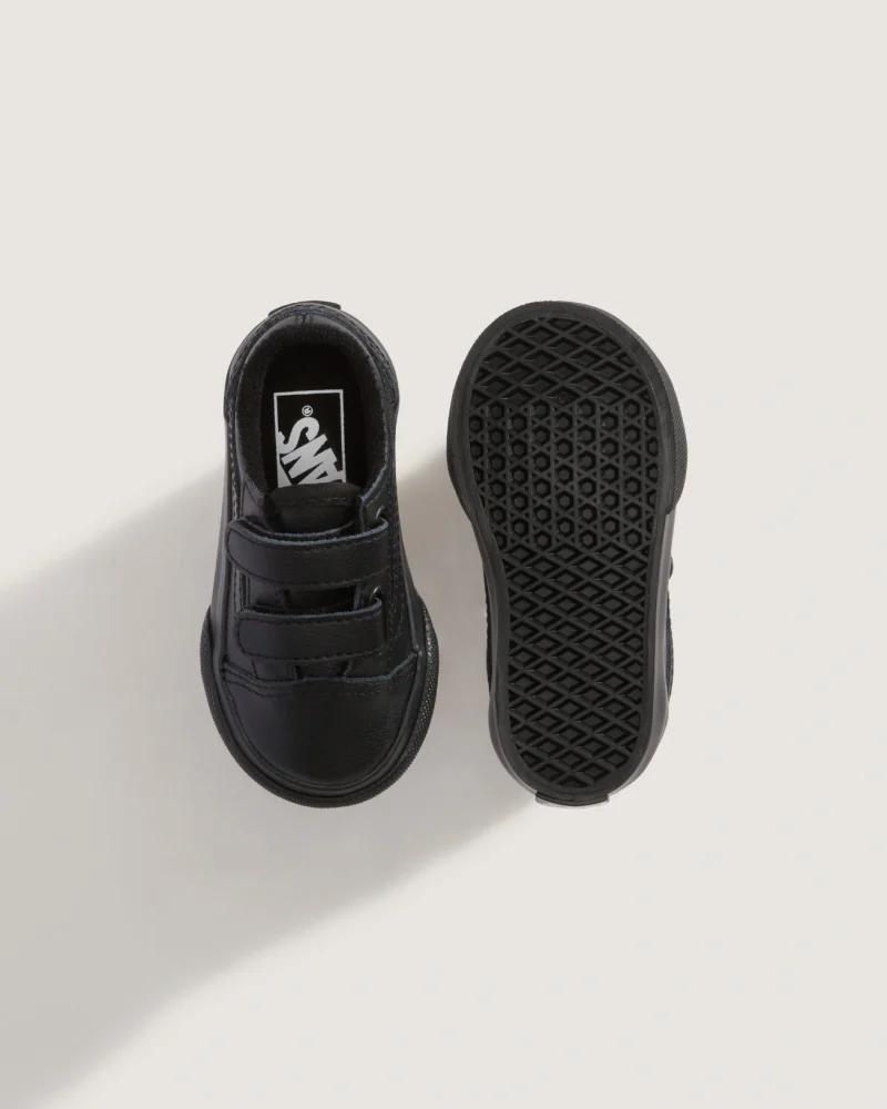 VANS - נעלי תינוקות Old Skool V – V009RCHF9 – classic-tumble-black-mono – 2