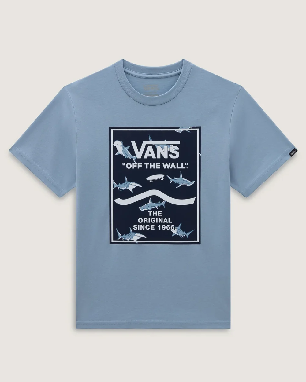 VANS - טי שירט נוער Print Box 2.0 – V00AKNDSB – dusty-blue – 4