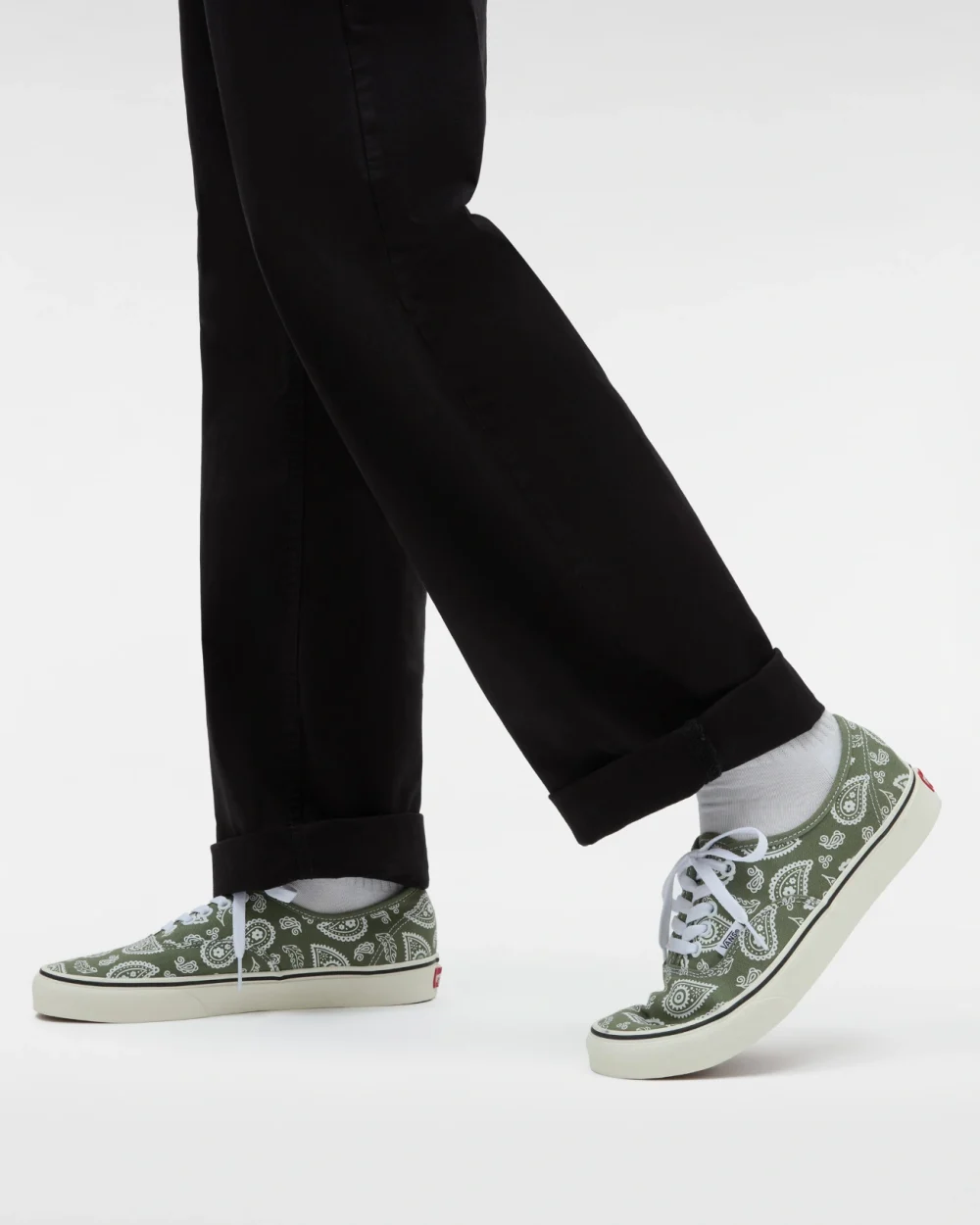 VANS - נעלי סניקרס Authentic – V00BW5OLV – primavera-paisley-olive – 4