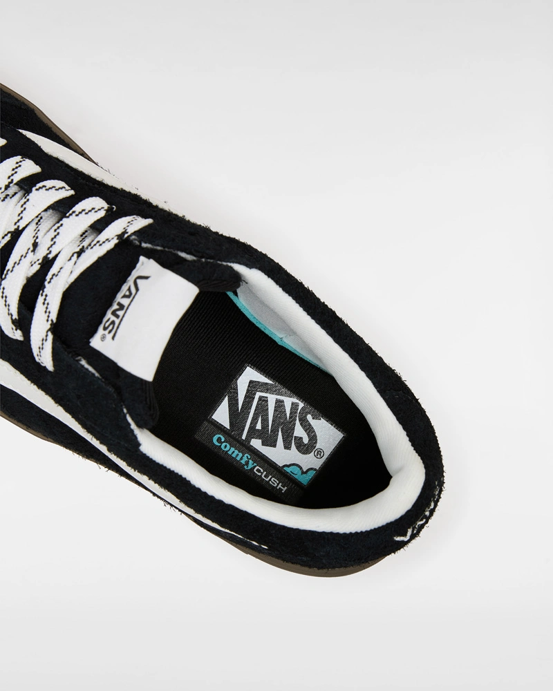 VANS - נעלי סניקרס Cruze Too Cc – V00CMTBM8 – hairy-suede-black – 4