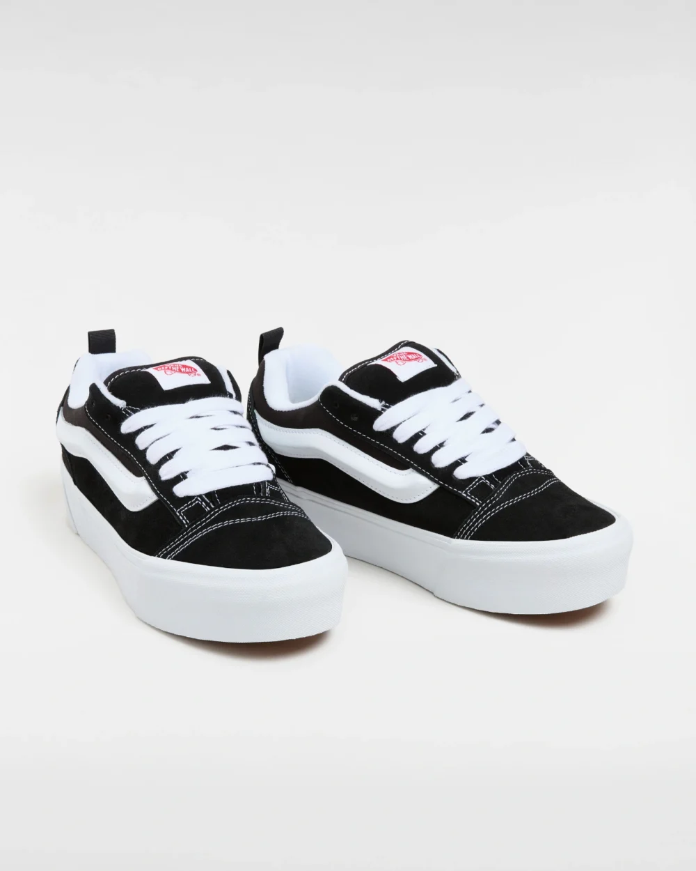VANS - נעלי פלטפורמה Knu Stack – V00CP66BT – black-true-white – 1
