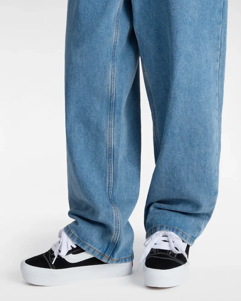 VANS - נעלי פלטפורמה Knu Stack – V00CP66BT – black-true-white – 4