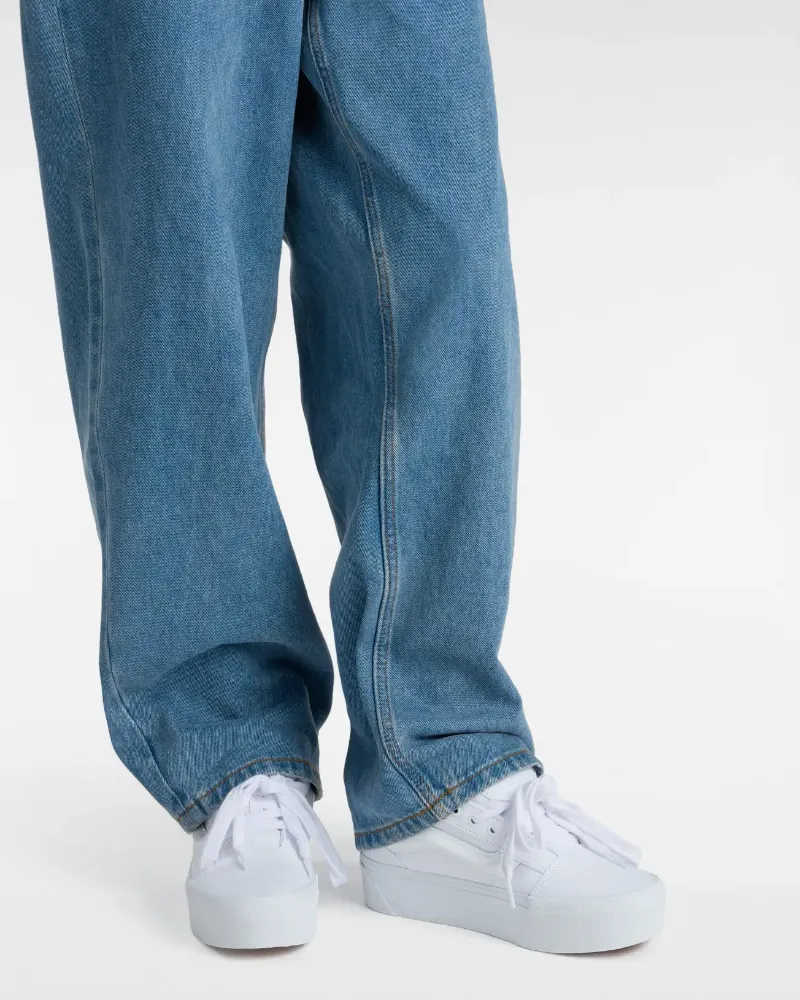 VANS - נעלי פלטפורמה Knu Stack – V00CP6W00 – true-white – 4