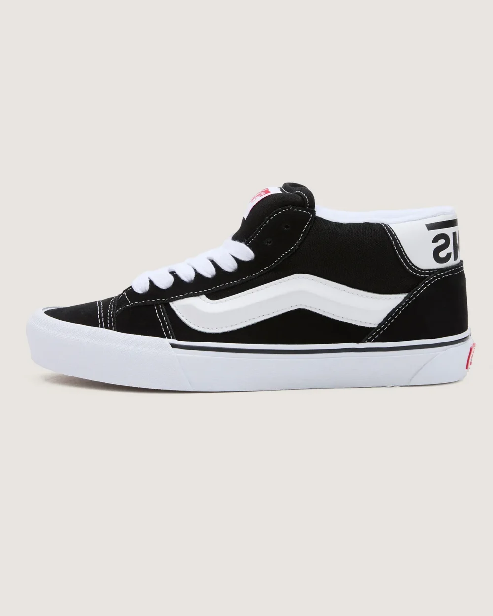 VANS - נעלי סניקרס Knu Mid – V00CQ96BT – black-true-white – 1