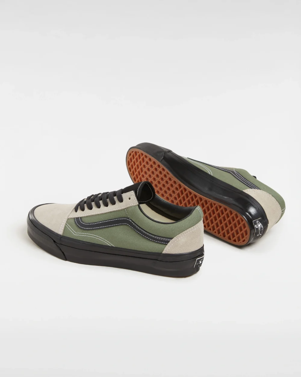 VANS - נעלי סניקרס Old Skool 36 – V00CQDCL3 – lx-park-ranger-aluminium-olive – 2
