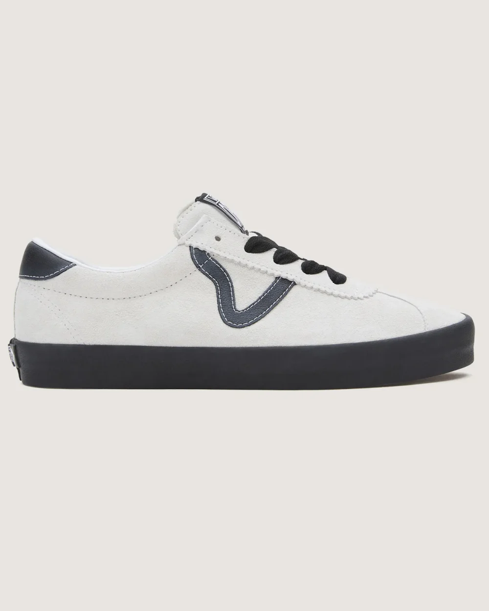 VANS - נעלי סניקרס Sport Low – V00CQRYB2 – suede-white-black – 3