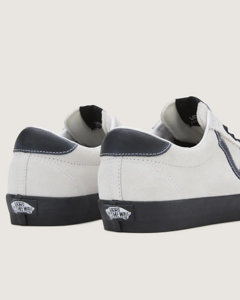 VANS - נעלי סניקרס Sport Low – V00CQRYB2 – suede-white-black – 6
