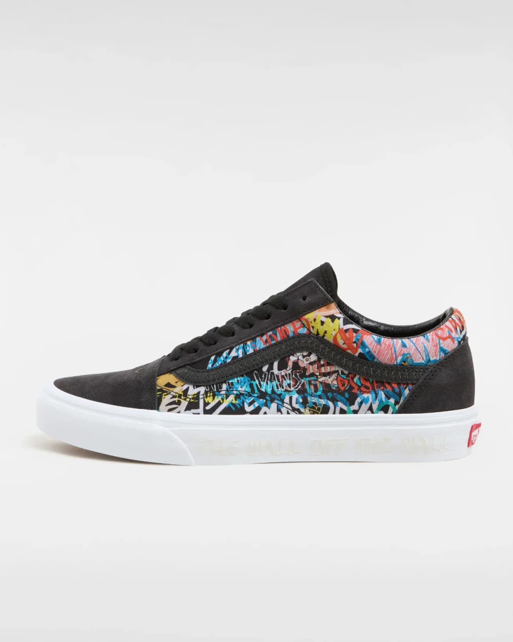 VANS - נעלי סניקרס Old Skool – V00CR50ZB – black-multi-2 – 1
