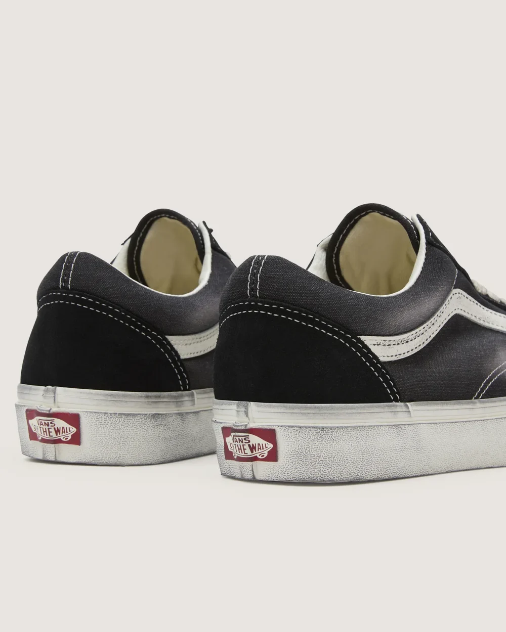 VANS - נעלי סניקרס Old Skool – V00CR5BLA – wave-washed-black – 4