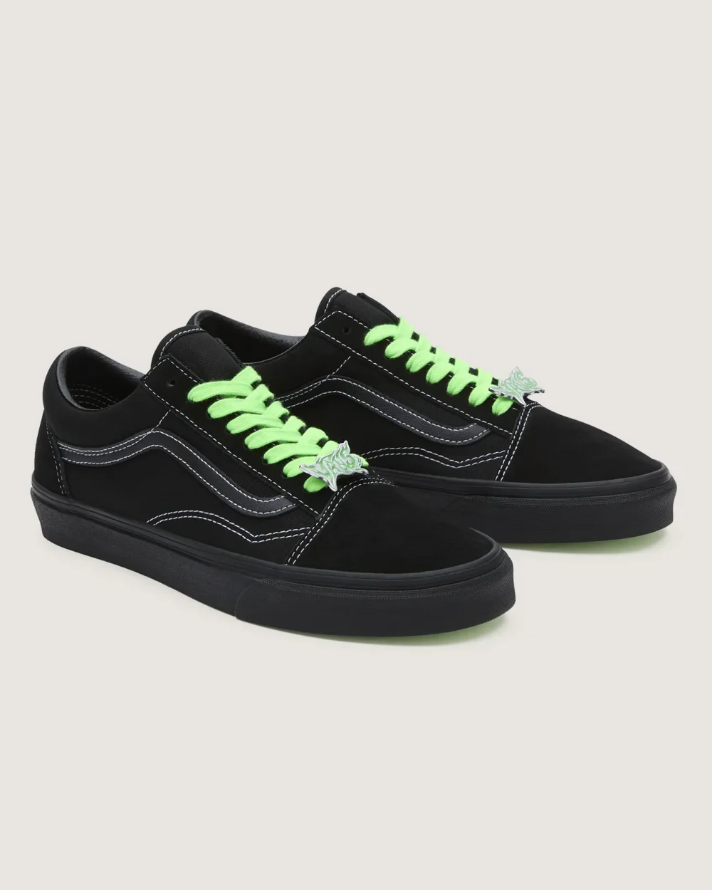 VANS - נעלי סניקרס Old Skool – V00CR5BLK – metal-hyperpop-black – 3