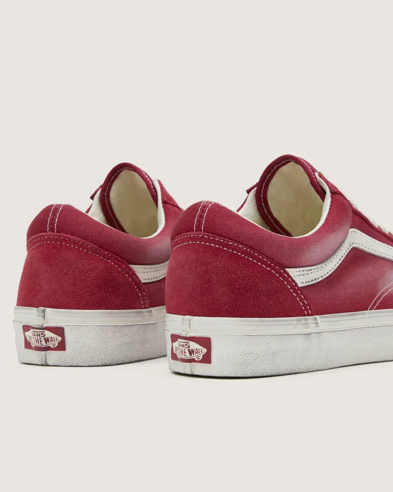 VANS - נעלי סניקרס Old Skool – V00CR5CJH – wave-washed-red – 4