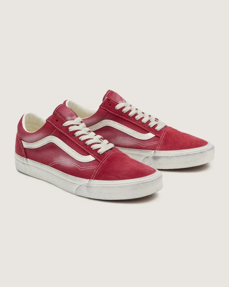 VANS - נעלי סניקרס Old Skool – V00CR5CJH – wave-washed-red – 2