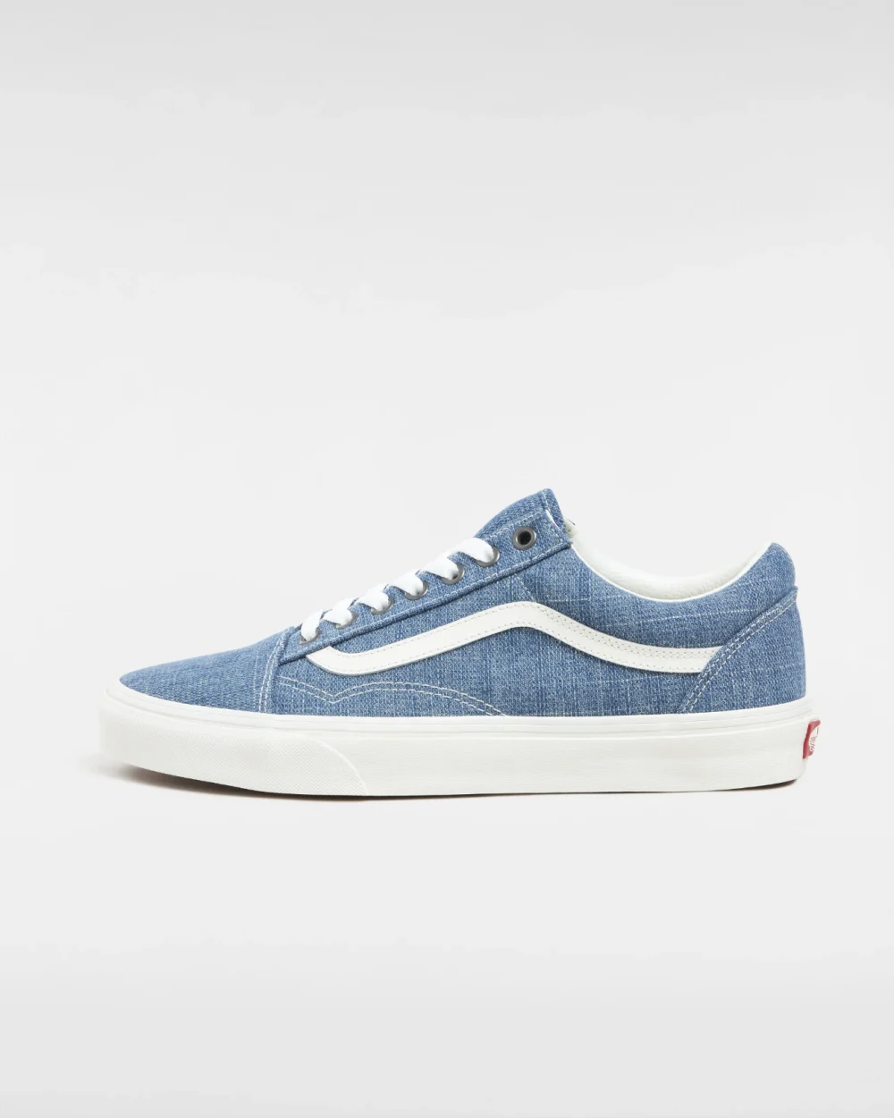 VANS - נעלי סניקרס Old Skool – V00CR5Y6Z – threaded-denim-blue-white – 1
