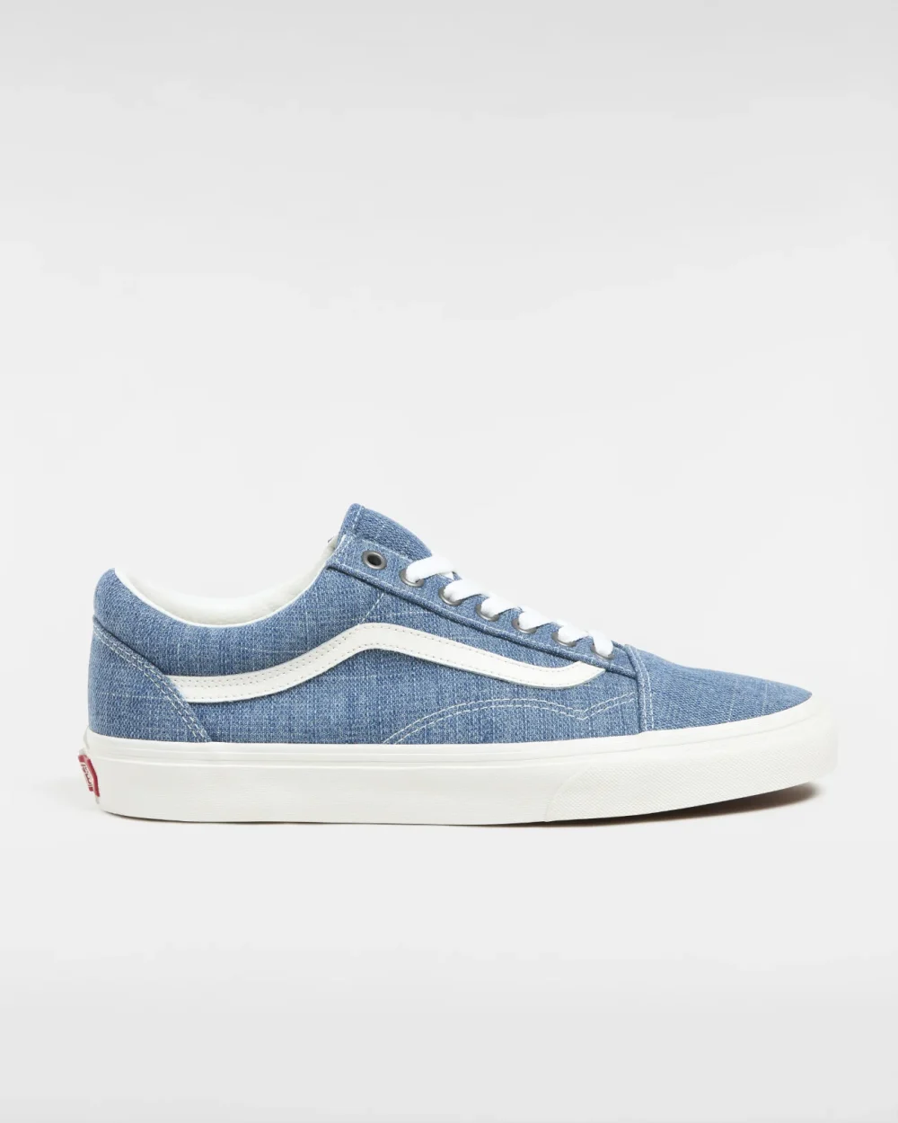 VANS - נעלי סניקרס Old Skool – V00CR5Y6Z – threaded-denim-blue-white – 5