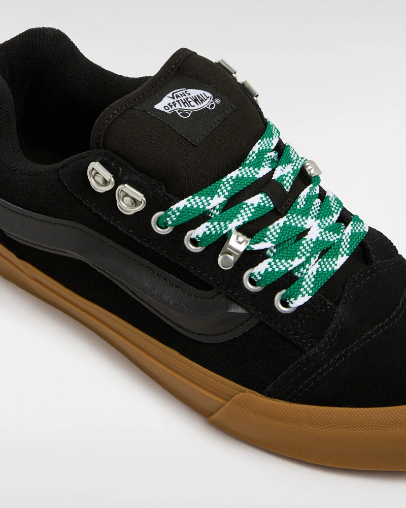VANS - נעלי סניקרס Knu Skool – V00CRPB9M – knu-vintage-black-gum – 3