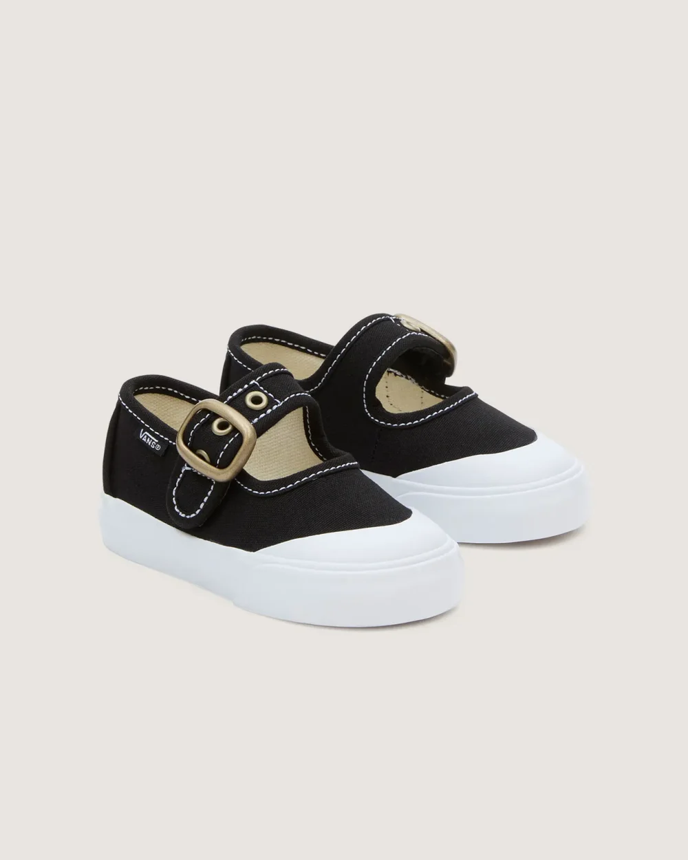 VANS - נעלי תינוקות Mary Jane – V00CRY6BT – black-true-white – 1