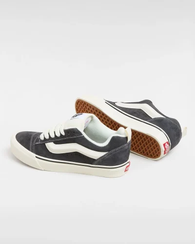 VANS - נעלי סניקרס Knu Skool – V00CS0BGF – pig-suede-gray – 2