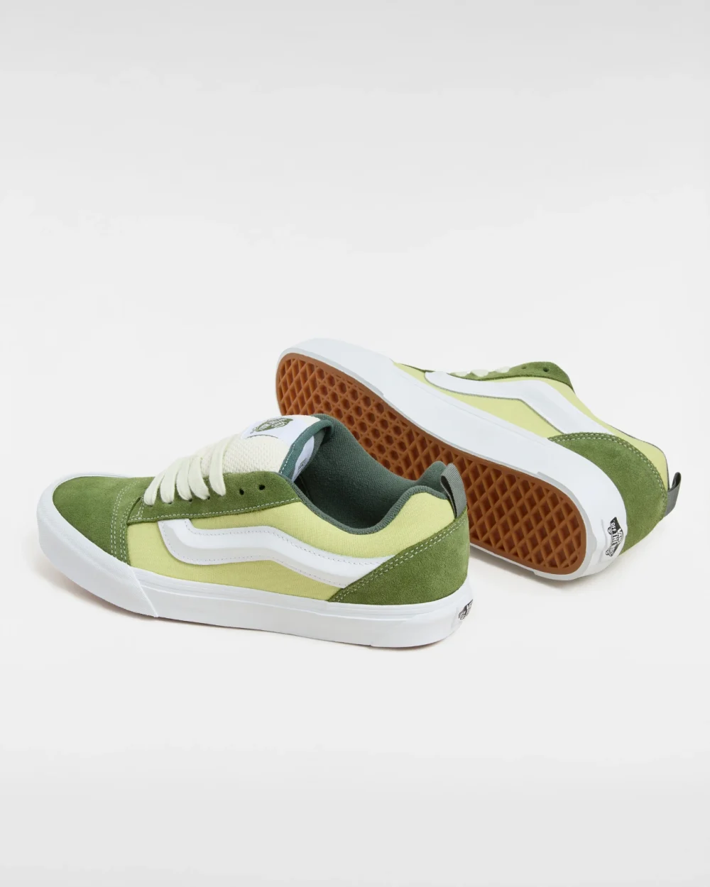 VANS - נעלי סניקרס Knu Skool – V00CS0BGK – mesh-green-multi – 2