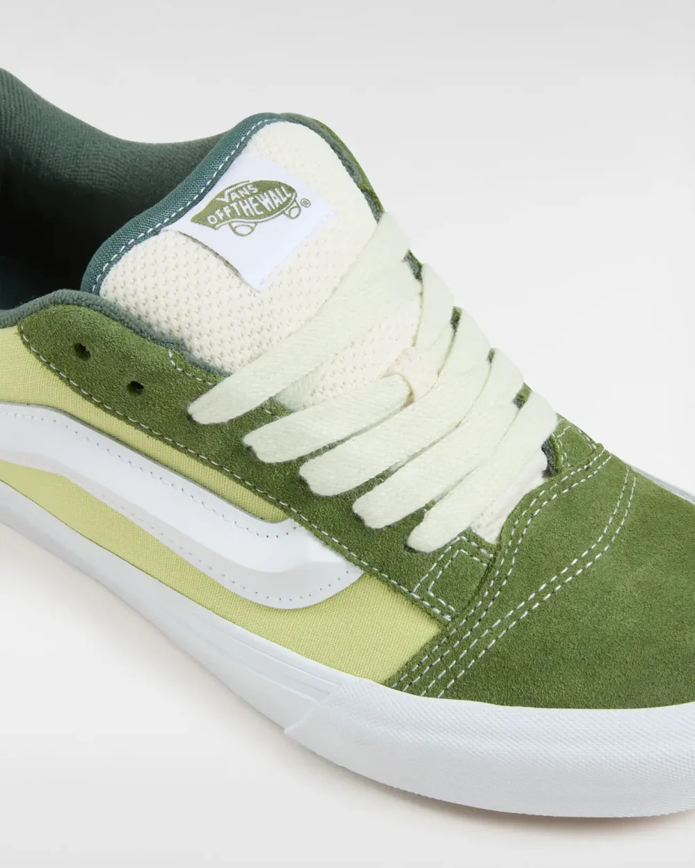 VANS - נעלי סניקרס Knu Skool – V00CS0BGK – mesh-green-multi – 3