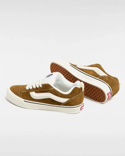 VANS - נעלי סניקרס Knu Skool – V00CS0BRO – pig-suede-brown – 2