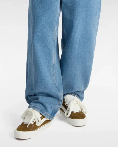 VANS - נעלי סניקרס Knu Skool – V00CS0BRO – pig-suede-brown – 4