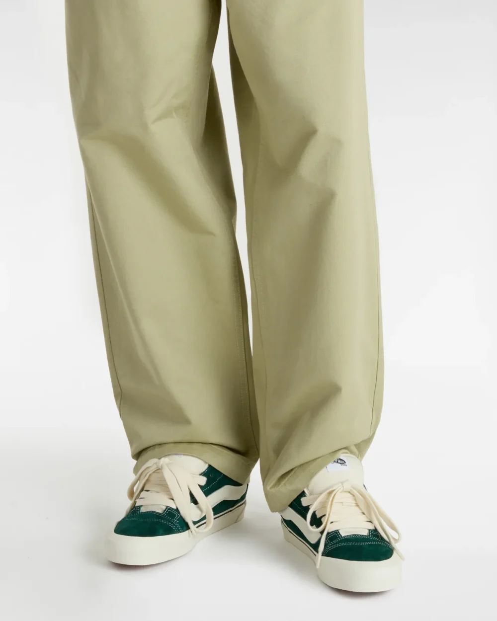 VANS - נעלי סניקרס Knu Skool – V00CS0CX2 – pig-suede-green – 4