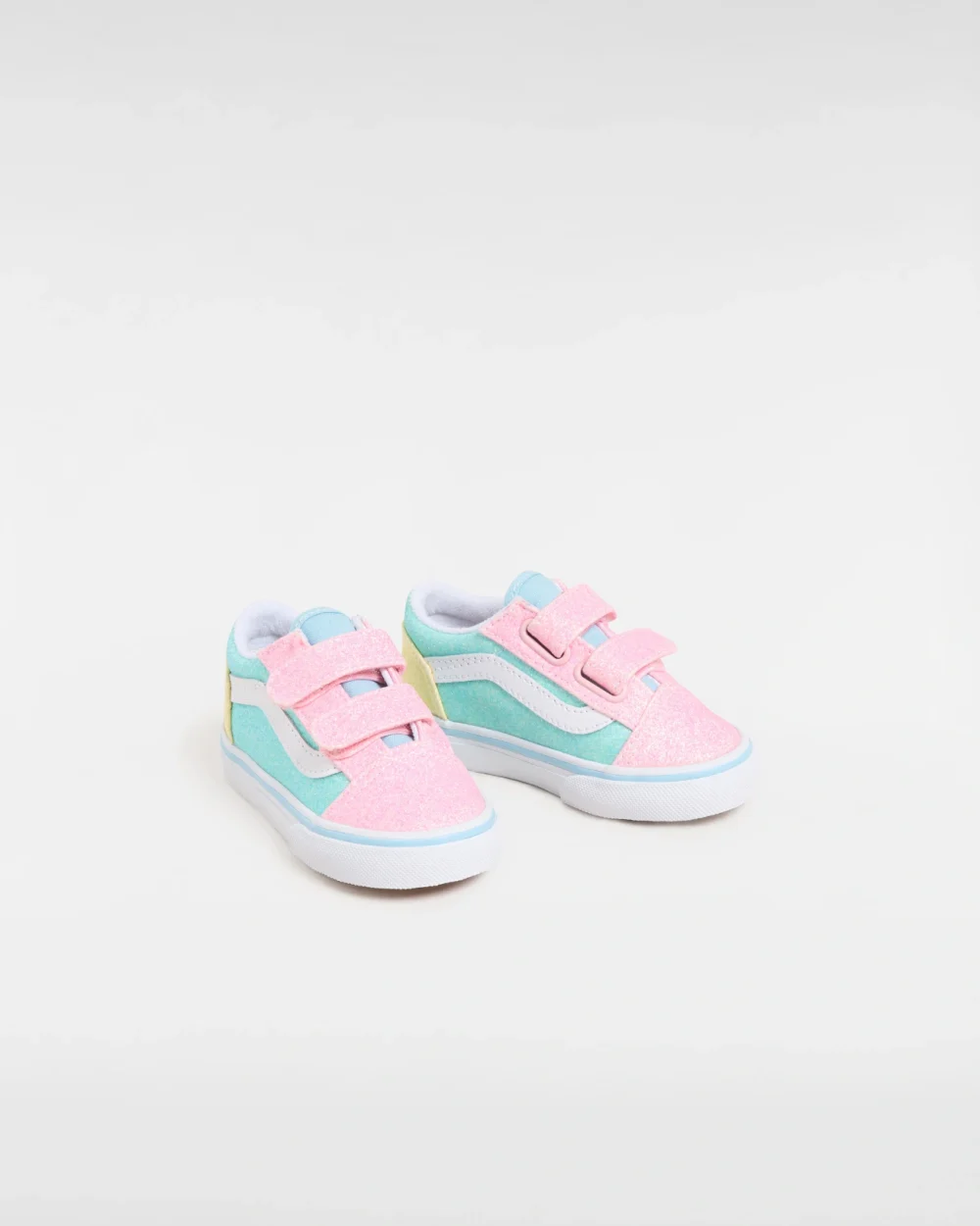 VANS - נעלי תינוקות Old Skool V – V00CS6ZQP – pastel-glitter-pastel-multi – 1