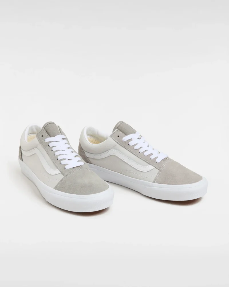 VANS - נעלי סניקרס Old Skool – V00CT8BGF – canvas-suede-block-gray – 1