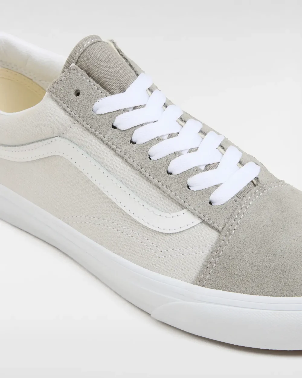 VANS - נעלי סניקרס Old Skool – V00CT8BGF – canvas-suede-block-gray – 3