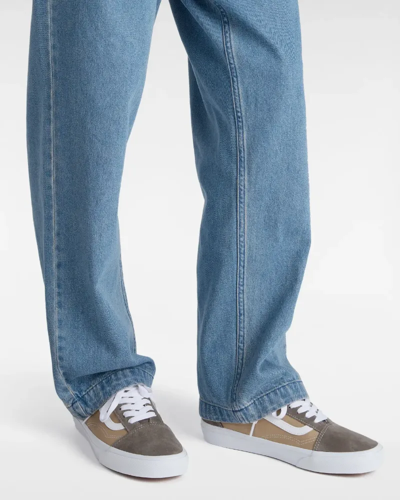 VANS - נעלי סניקרס Old Skool – V00CT8BRO – canvas-suede-block-brown – 4