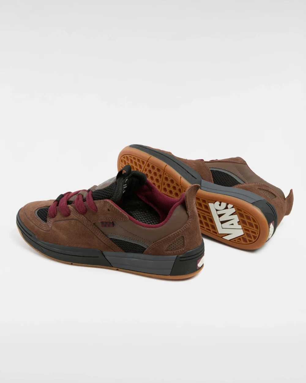 VANS - נעלי סקייט Skate Mixxa Athletic – V00CUYY49 – brown-black – 2