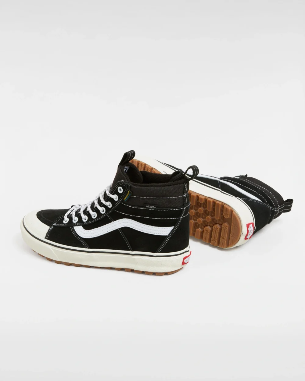 VANS - נעלי סניקרס Mte Sk8-Hi Waterproof – V00CVT6BT – black-true-white – 2