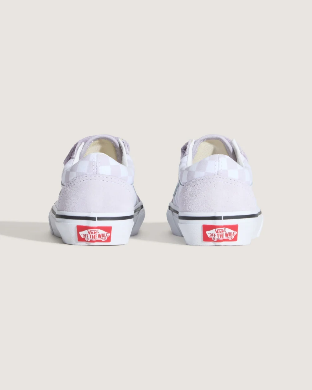VANS - סניקרס ילדים Old Skool V – V00CYAEMY – color-theory-checkerboard-lilac-mist – 3