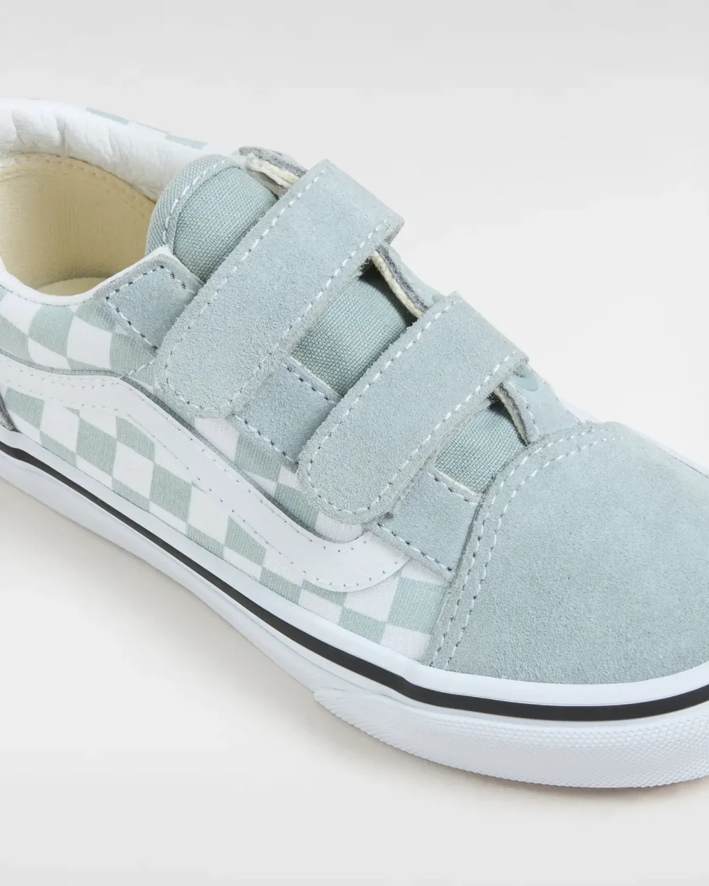 VANS - סניקרס ילדים Old Skool V – V00CYAEPO – color-theory-checkerboard-pure-grey – 3