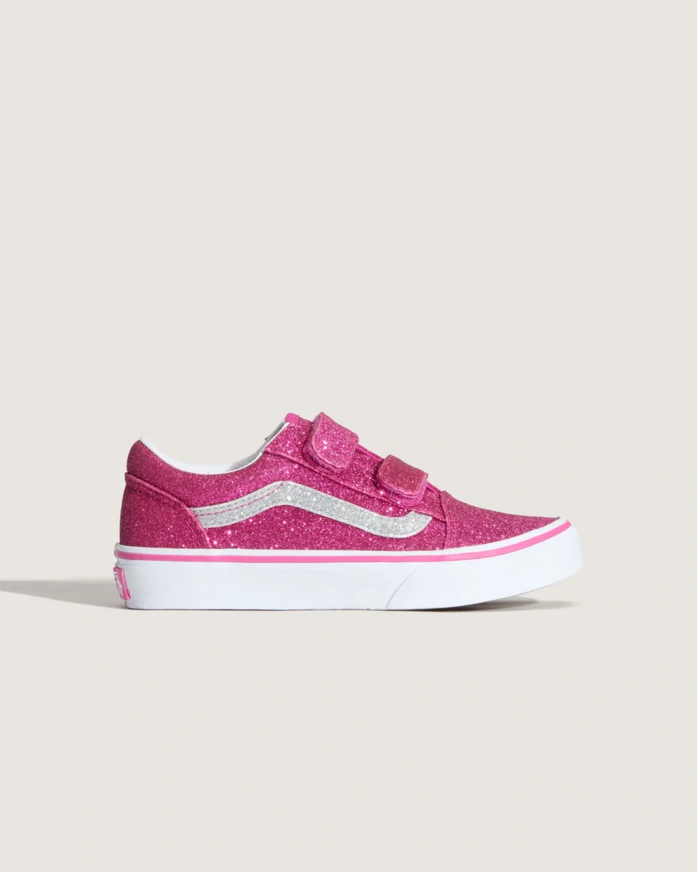 VANS - סניקרס ילדים Old Skool V – V00CYAYLZ – glitter-raspberry-rose – 4