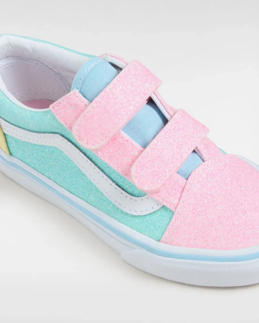 VANS - סניקרס ילדים Old Skool V – V00CYAZQP – pastel-glitter-pastel-multi – 3