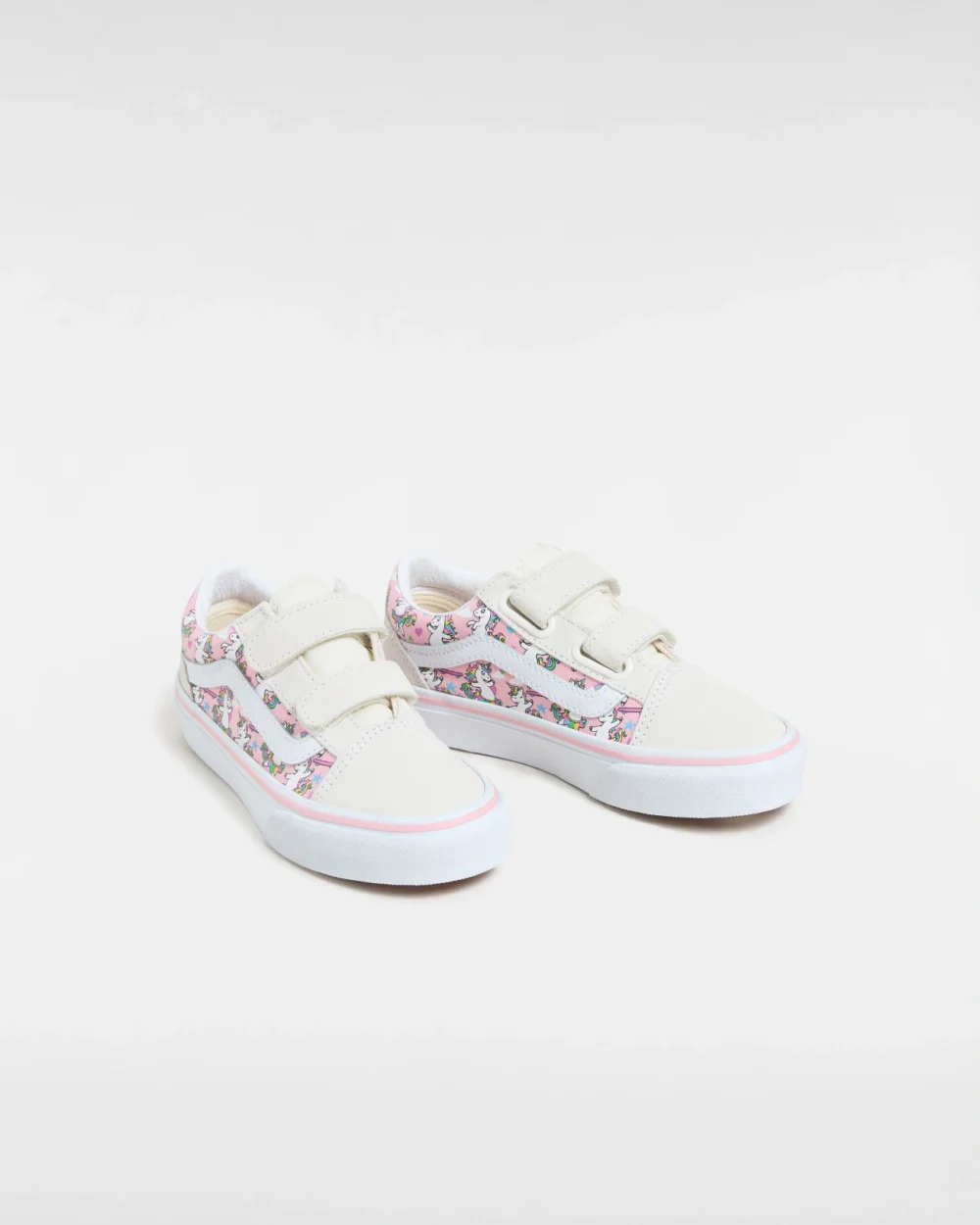 VANS - סניקרס ילדים Old Skool V – V00CYDCY7 – ballet-skaticorn-marshmallow-pink – 1