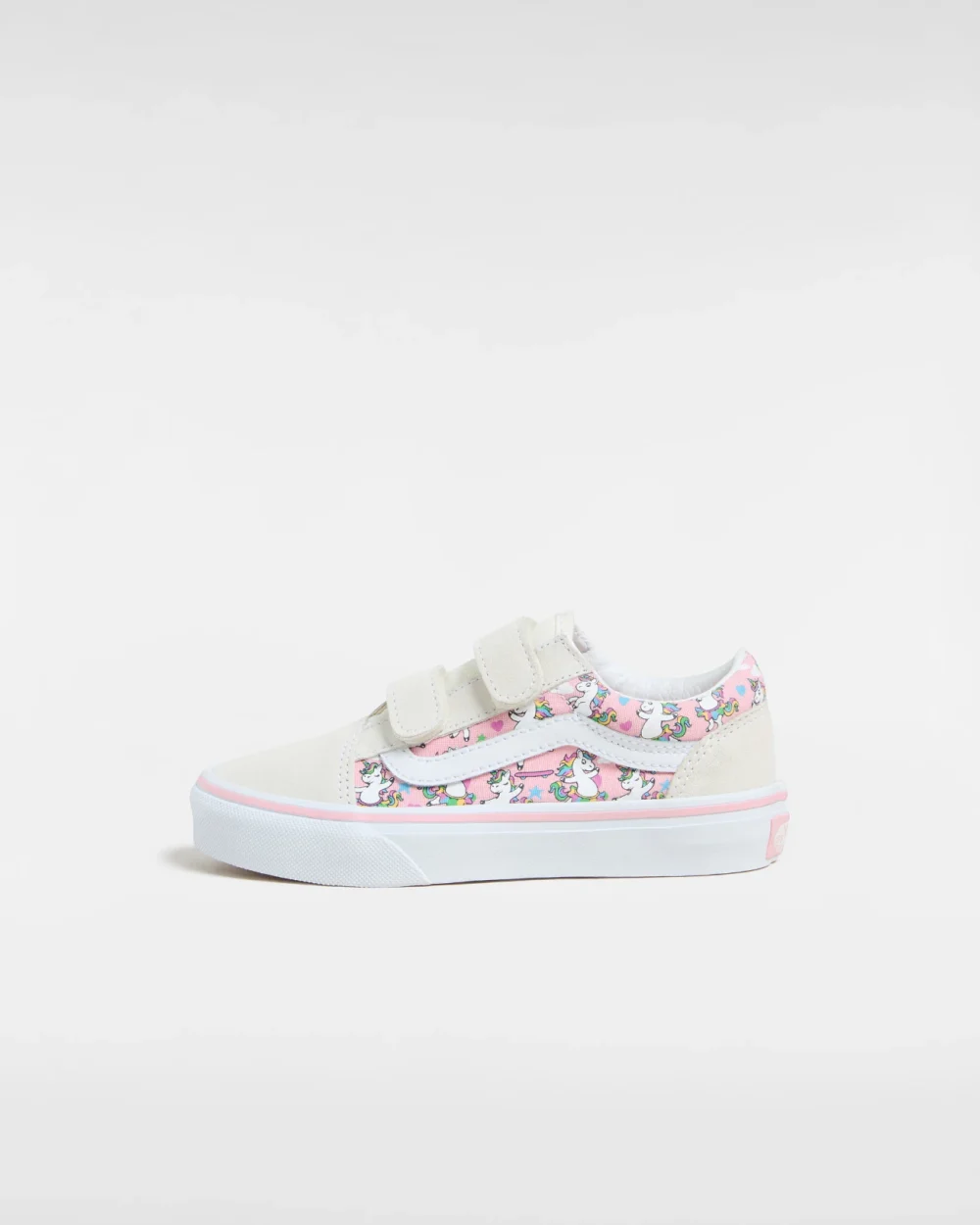 VANS - סניקרס ילדים Old Skool V – V00CYDCY7 – ballet-skaticorn-marshmallow-pink – 1