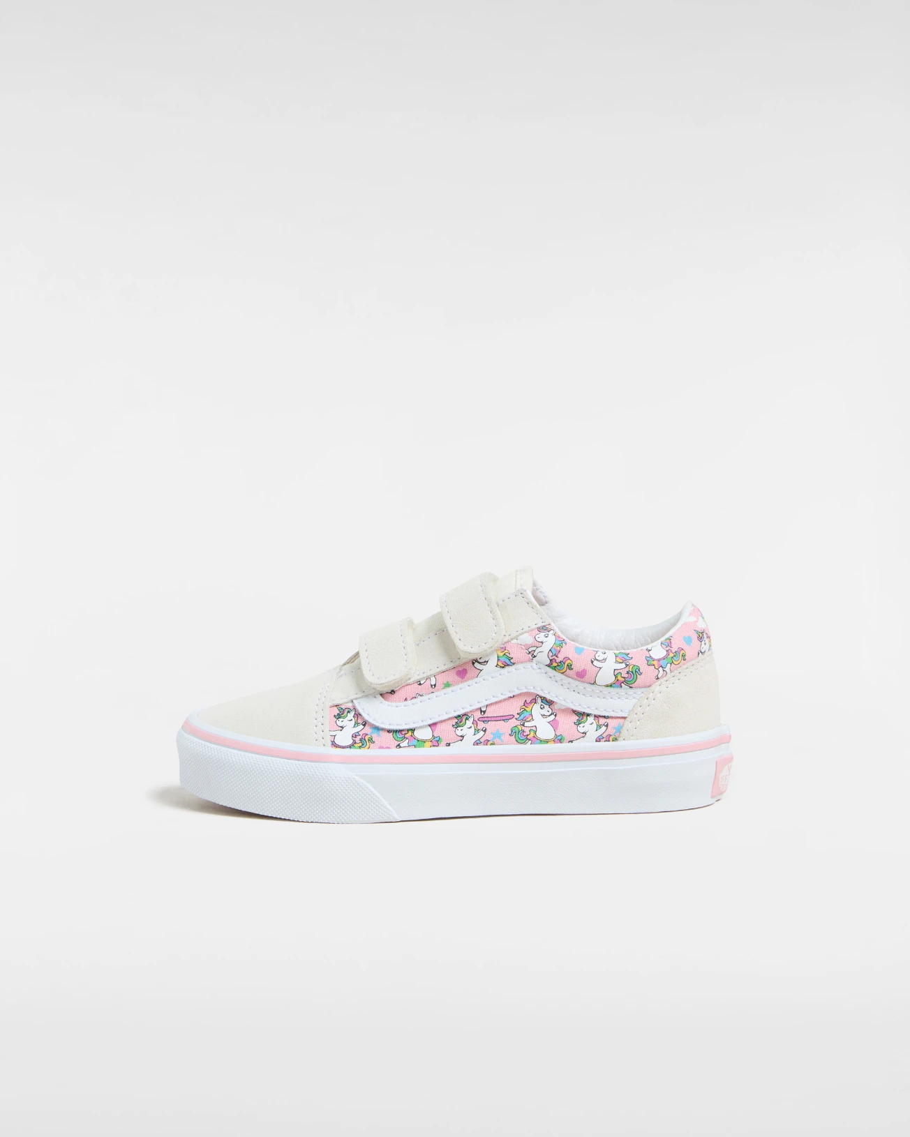 VANS - סניקרס ילדים Old Skool V – V00CYDCY7 – ballet-skaticorn-marshmallow-pink – 1